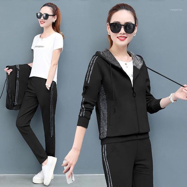 running sets 3pcs autumn women sportswear tracksuit loose hoodie jacket+sweatshirt+pant jogger fitness workout casual set sport suit1, Black;blue
running sets 3pcs autumn women sportswear tracksuit loose hoodie jacket+sweatshirt+pant jogger fitness workout casual set sport suit1, Black;blue