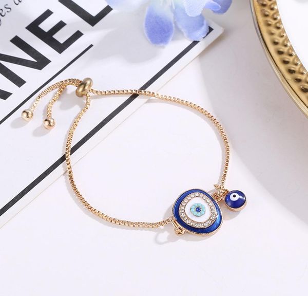 2020 turkish lucky blue crystal evil eye bracelets for women handmade gold chains lucky jewelry bracelet woma sqccoc homes2007, Golden;silver
2020 turkish lucky blue crystal evil eye bracelets for women handmade gold chains lucky jewelry bracelet woma sqccoc homes2007, Golden;silver