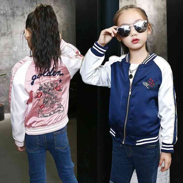 girls bomber jacket spring autumn embroidered baseball jacket children kids outerwear outfits windbreaker coat, Blue;gray
girls bomber jacket spring autumn embroidered baseball jacket children kids outerwear outfits windbreaker coat, Blue;gray