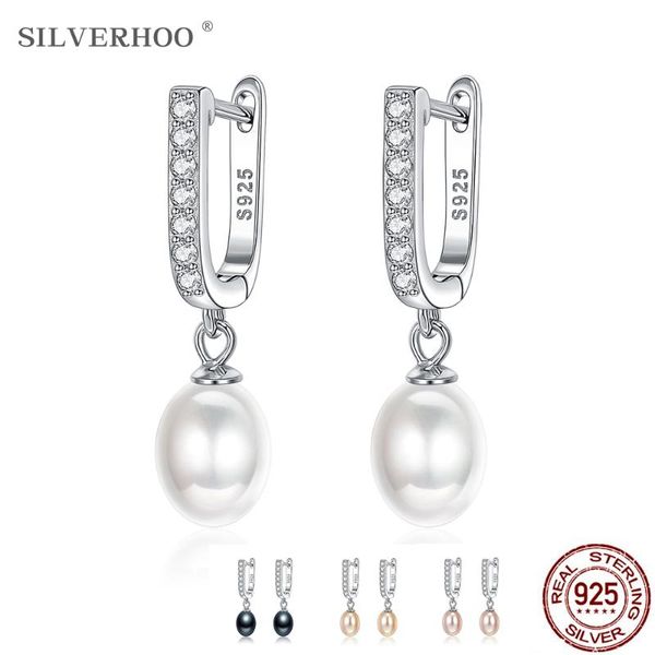 silverhoo 925 sterling silver women drop earrings exquisite large freshwater pearl earrings female jewelry valentine's day gifts, Golden;silver
silverhoo 925 sterling silver women drop earrings exquisite large freshwater pearl earrings female jewelry valentine's day gifts, Golden;silver
