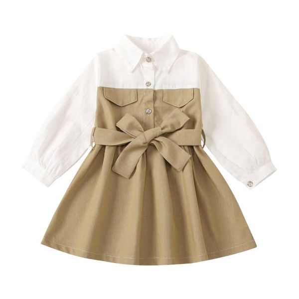 2021 new kids girls patchwork shirts dress spring fall long sleeve lapel button a-line dress children clothes girls outfits 1-6y, Red;yellow
2021 new kids girls patchwork shirts dress spring fall long sleeve lapel button a-line dress children clothes girls outfits 1-6y, Red;yellow