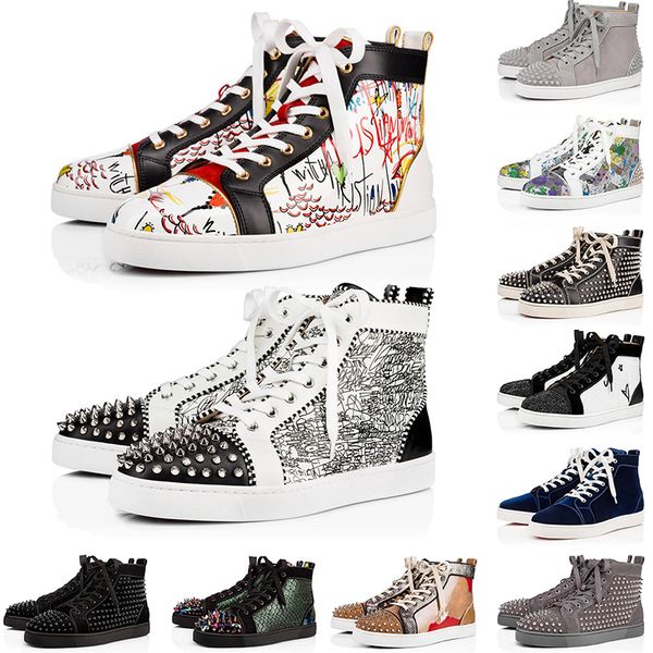 new red bottoms womens fashion luxuty leather platform casual shoes triple black suede spikes mens sneakers custom designer shoes 36-47
new red bottoms womens fashion luxuty leather platform casual shoes triple black suede spikes mens sneakers custom designer shoes 36-47