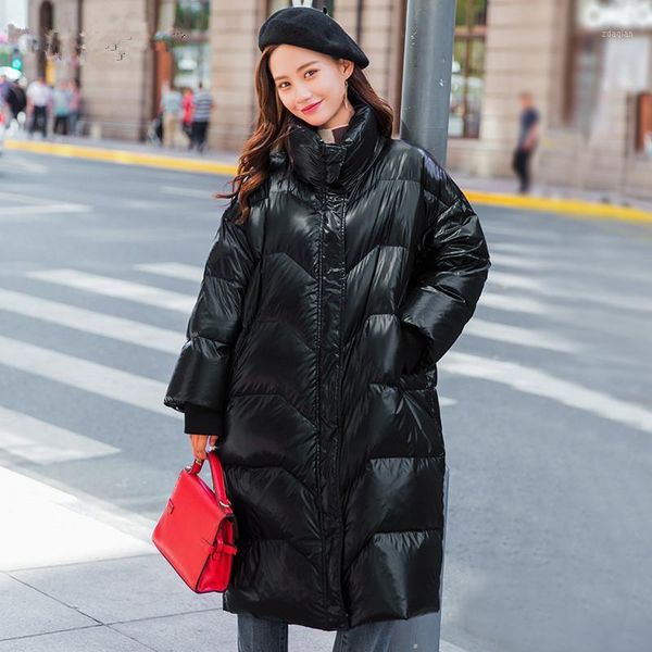 ayusnue women's winter down jacket long white duck down coat women korean puffer jacket chaqueta mujer 95749 yy15171, Black
ayusnue women's winter down jacket long white duck down coat women korean puffer jacket chaqueta mujer 95749 yy15171, Black