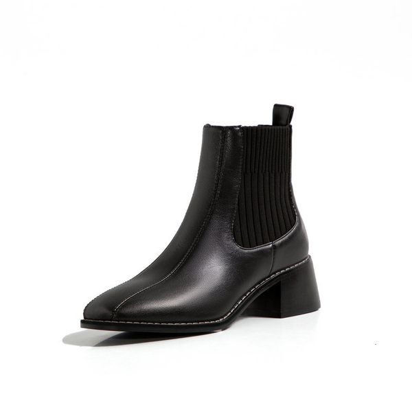 2021 new round toe autumn winter ankle square heel not lace-up women shoes pu leather all match short boots size 34-43 dl8l, Black
2021 new round toe autumn winter ankle square heel not lace-up women shoes pu leather all match short boots size 34-43 dl8l, Black