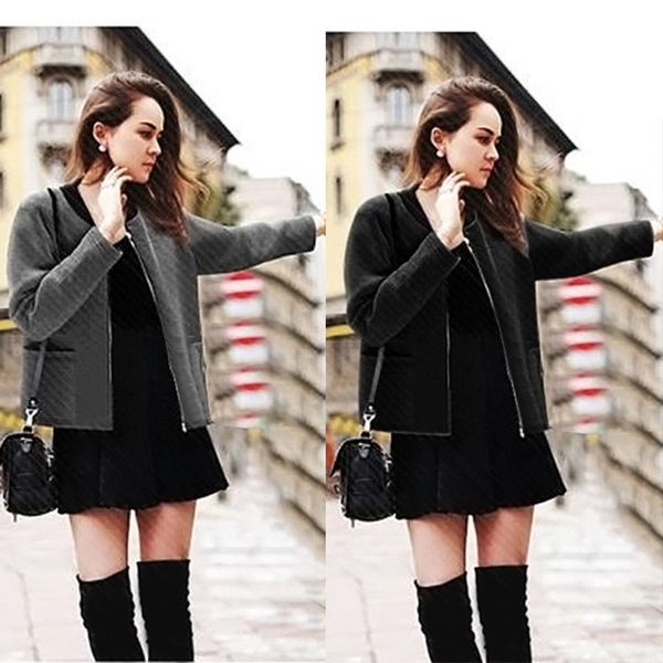 women's jackets autumn winter fashion casual space cotton jacket thick short solid color warm chaquetas mujer streetwear, Black;brown
women's jackets autumn winter fashion casual space cotton jacket thick short solid color warm chaquetas mujer streetwear, Black;brown