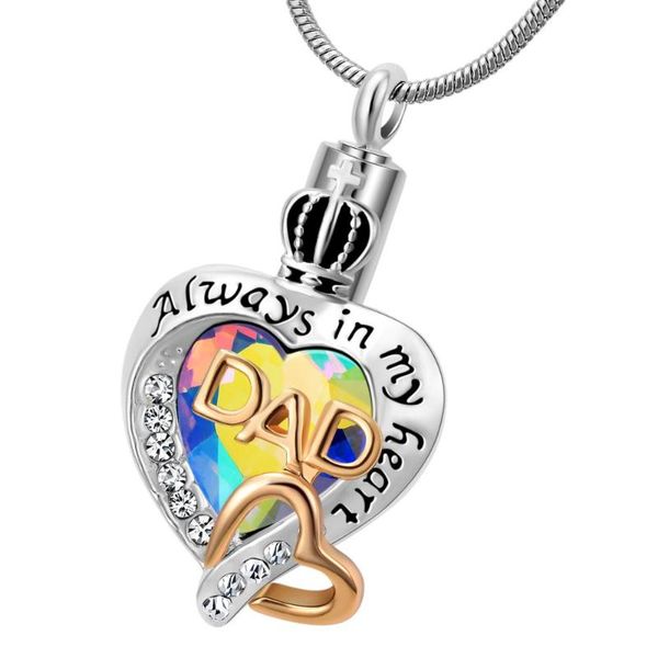 always in my heart memorial cremation jewelry fashion ash urn pendant necklace,stainless steel snake chain,keepsake, Silver
always in my heart memorial cremation jewelry fashion ash urn pendant necklace,stainless steel snake chain,keepsake, Silver