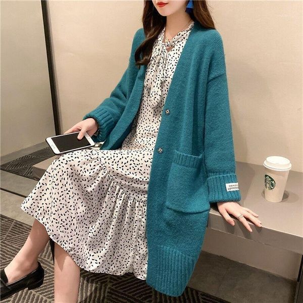coat of long over-the-knee v-neck ms pure color knitted cardigan in the spring and autumn period and the han edition easing1, White
coat of long over-the-knee v-neck ms pure color knitted cardigan in the spring and autumn period and the han edition easing1, White