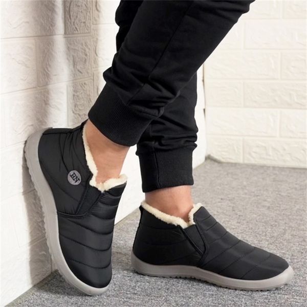 waterproof snow flat casual winter ankle boots for women plus size couple shoes y200915, Black
waterproof snow flat casual winter ankle boots for women plus size couple shoes y200915, Black