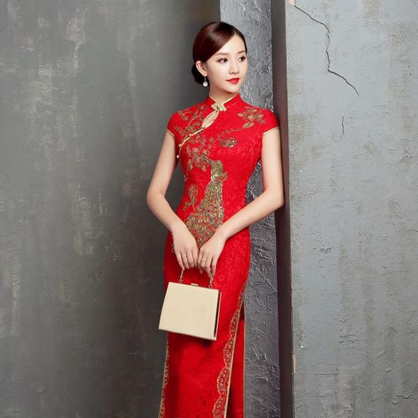 plus size chinese qipao red traditional wedding cheongsam dress long embroidery cheongsam modern toast dress for women
plus size chinese qipao red traditional wedding cheongsam dress long embroidery cheongsam modern toast dress for women