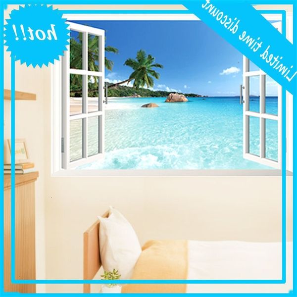 3d removable beach sea window landscape tile interior decals wall painting waterproof art hanging poster
3d removable beach sea window landscape tile interior decals wall painting waterproof art hanging poster