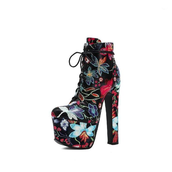 boots 17cm autumn winter embroidery short super high heels large size 42 46 platform front lace up1, Black
boots 17cm autumn winter embroidery short super high heels large size 42 46 platform front lace up1, Black