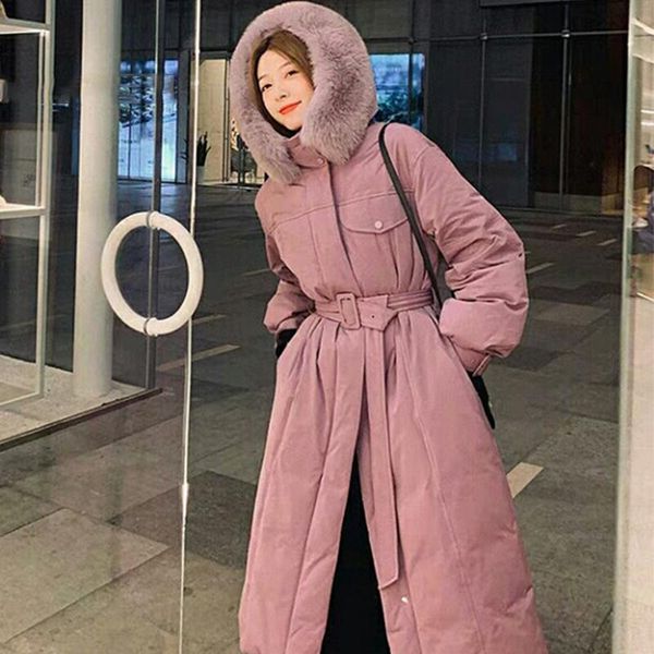women's down & parkas fitaylor winter women 90% white duck coat jacket hair collar hooded middle long waist closing temperament, Black
women's down & parkas fitaylor winter women 90% white duck coat jacket hair collar hooded middle long waist closing temperament, Black