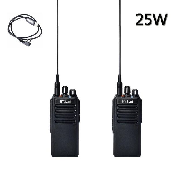 25w handheld 2pcs walkie talkie uhf 400-480mhz portable radio for hunting 10 km 4000mah two way ham radio
25w handheld 2pcs walkie talkie uhf 400-480mhz portable radio for hunting 10 km 4000mah two way ham radio