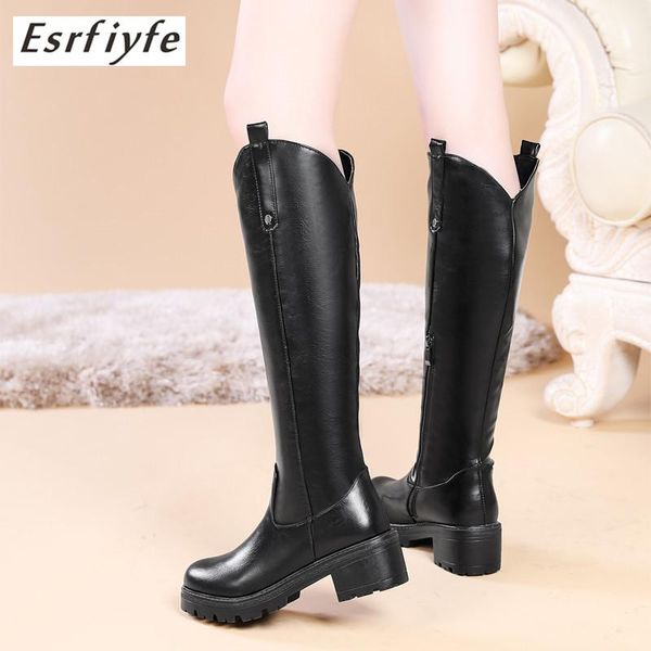 esrfiyfe 2020 новая кожа pu женщины длинные сапоги езда сапоги casual zipper осень зима бедренной кости высокие сыпучие botas mujer обувь, Black
esrfiyfe 2020 новая кожа pu женщины длинные сапоги езда сапоги casual zipper осень зима бедренной кости высокие сыпучие botas mujer обувь, Black