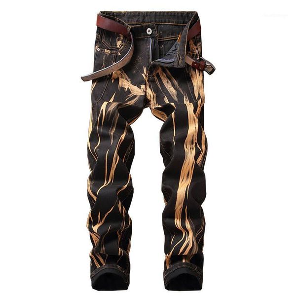 mcikkny men's vintage painted jean pants fashion biker casual denim trousers for men straight1, Blue
mcikkny men's vintage painted jean pants fashion biker casual denim trousers for men straight1, Blue