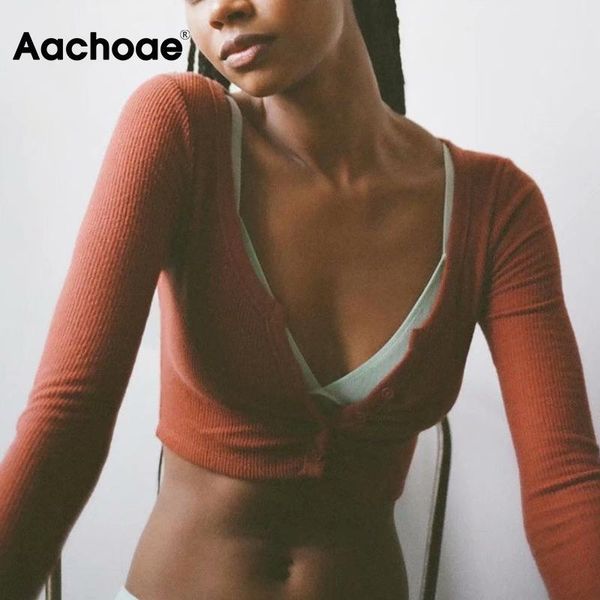 women's t-shirt aachoae o neck knitted short shirt women long sleeve sheath cropped front pleated t female summer camiseta mujer, White
women's t-shirt aachoae o neck knitted short shirt women long sleeve sheath cropped front pleated t female summer camiseta mujer, White