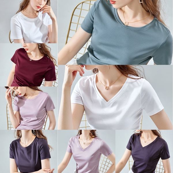 jmshx 80 thread double-sided short sleeve t-shirt women 2020 summer new fresh rou mercerized cottoncotton mercerized and breathable c, White
jmshx 80 thread double-sided short sleeve t-shirt women 2020 summer new fresh rou mercerized cottoncotton mercerized and breathable c, White