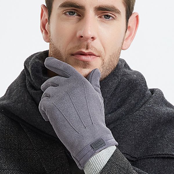 winter men plush warm cashmere outdoor sports cycling mittens women three ribs suede leather touch screen driving glove j98, Blue;gray
winter men plush warm cashmere outdoor sports cycling mittens women three ribs suede leather touch screen driving glove j98, Blue;gray