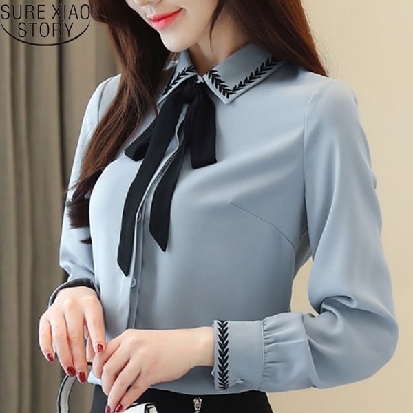 korean fashion clothing office ladies long sleeve chiffon blouse slim bow autumn blouse blusas mujer de moda 5831 50 201126, White
korean fashion clothing office ladies long sleeve chiffon blouse slim bow autumn blouse blusas mujer de moda 5831 50 201126, White