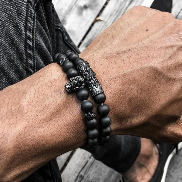 charm bracelets 2pcs/set lion men bracelet 2021 fashion pave cubic zirconia tube stone bead for jewelry gift, Golden;silver
charm bracelets 2pcs/set lion men bracelet 2021 fashion pave cubic zirconia tube stone bead for jewelry gift, Golden;silver