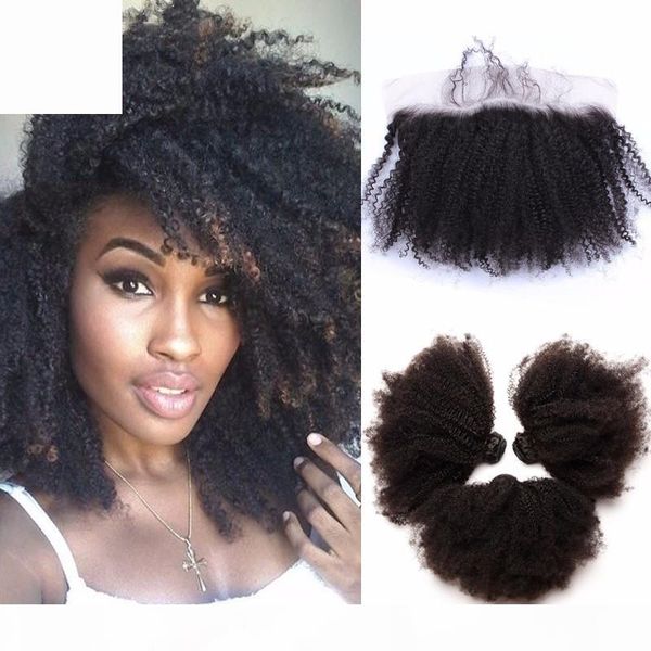 mongolian kinky curly virgin hair with closure 3 bundles with lace frontal closure human hair afro kinky curly with ear to ear frontals, Black
mongolian kinky curly virgin hair with closure 3 bundles with lace frontal closure human hair afro kinky curly with ear to ear frontals, Black