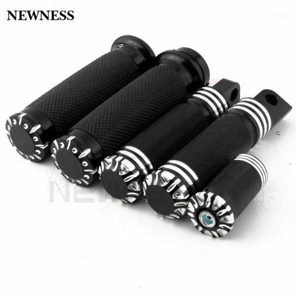 black cnc footrest foot pegs + hand grips + shifter pegs nail for softail sportster 883 1200 xl touring road king dyna1 
black cnc footrest foot pegs + hand grips + shifter pegs nail for softail sportster 883 1200 xl touring road king dyna1