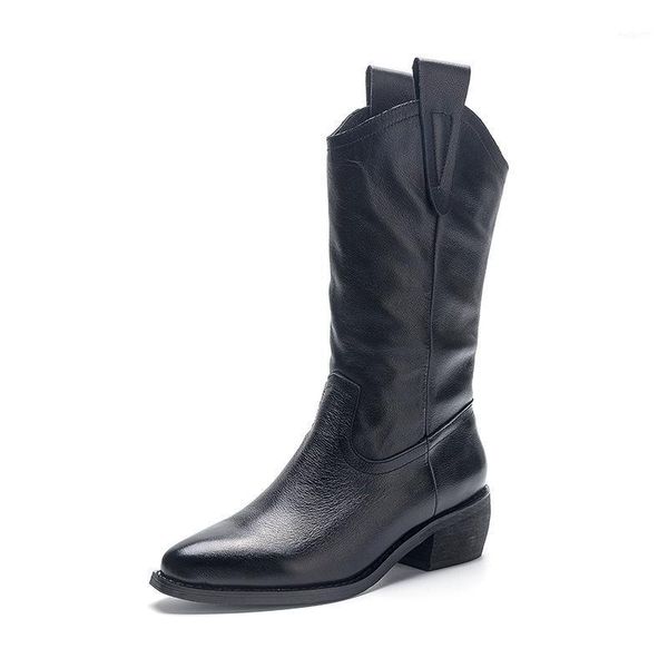 mid calf boots for women winter 2020 fashion riding boots western botas damen shoes leather heel1, Black
mid calf boots for women winter 2020 fashion riding boots western botas damen shoes leather heel1, Black