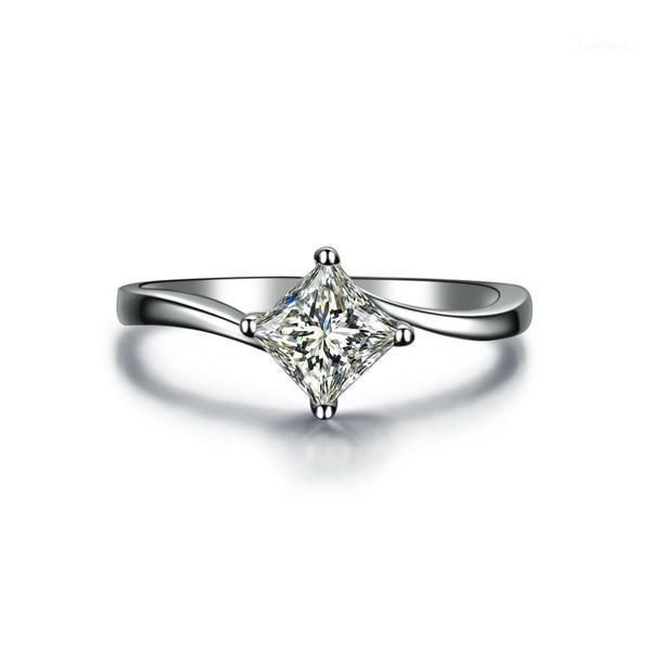 solid 14k white gold au585 1ct natural princess moissanite diamond engagement ring for lady birthday mother day jewelry1, Golden;silver
solid 14k white gold au585 1ct natural princess moissanite diamond engagement ring for lady birthday mother day jewelry1, Golden;silver