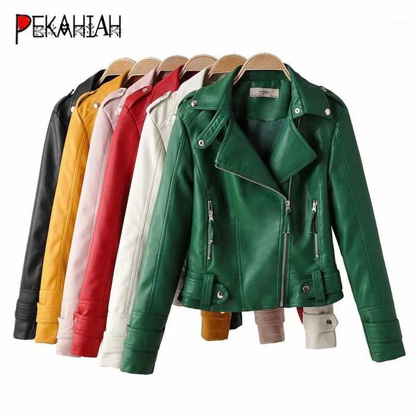 red leather jacket women long sleeve zipper pink biker jacket modis black coat streetwear korean womens clothes fall 20191
red leather jacket women long sleeve zipper pink biker jacket modis black coat streetwear korean womens clothes fall 20191