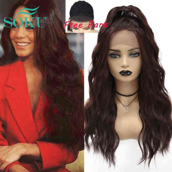synthetic 99j color long wavy s with baby part hair ombre brown lace wig for black women soku
synthetic 99j color long wavy s with baby part hair ombre brown lace wig for black women soku