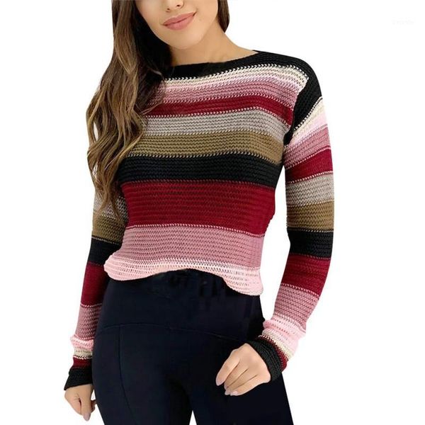 new women autumn and winter casual sweaters round neck pullovers contrast color striped long-sleeved sweater1, White;black
new women autumn and winter casual sweaters round neck pullovers contrast color striped long-sleeved sweater1, White;black