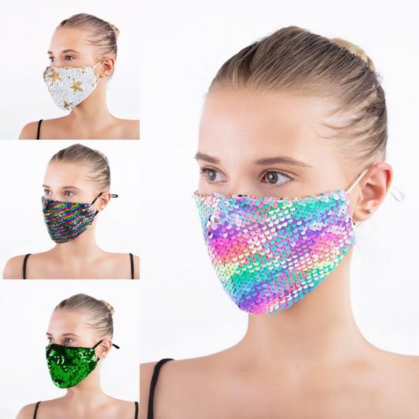 dhl fashion bling bling sequin protective mask dustproof washable windproof reuse face mask elastic earloop mouth mask fy9208, Black
dhl fashion bling bling sequin protective mask dustproof washable windproof reuse face mask elastic earloop mouth mask fy9208, Black