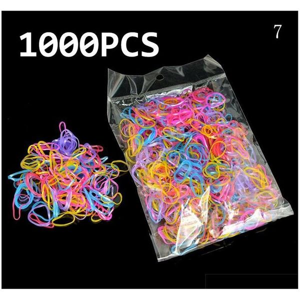 1000pcs/pack Office Rubber Ring Rubber Bands Strong Elastic Stationery Holder Band Loop Hair Accessories Scho Sqcawm Item_home