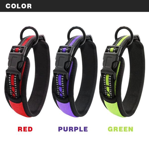 wide nylon dog collar soft padded reflective pet dog collars adjustable for medium large dogs pitbull french bulldog pu wmtbts
wide nylon dog collar soft padded reflective pet dog collars adjustable for medium large dogs pitbull french bulldog pu wmtbts