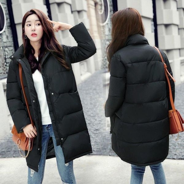 women's down & parkas winter pattern korean cotton-padded clothes student cotton loose coat women1, Black
women's down & parkas winter pattern korean cotton-padded clothes student cotton loose coat women1, Black