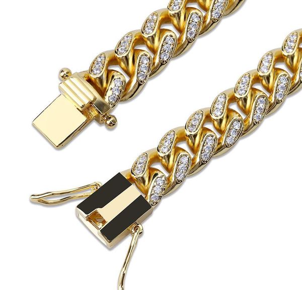 18k gold white gold iced out cz zirconia miami cuban link chain bracelet 10 14 18mm rapper hip hop curb jewe wmthnu dayupshop, Black
18k gold white gold iced out cz zirconia miami cuban link chain bracelet 10 14 18mm rapper hip hop curb jewe wmthnu dayupshop, Black