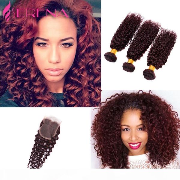 100g burgundy brazilian human weave bundles grade 7a 99j hair weave 3 bundles kinky curly hair brazilian virgin hair with closure, Black;brown
100g burgundy brazilian human weave bundles grade 7a 99j hair weave 3 bundles kinky curly hair brazilian virgin hair with closure, Black;brown