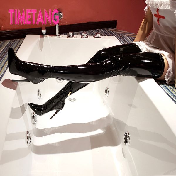 timetang personal customization boots customize woman over the knee pointed toe thin heel boot show/t-stage/night club shoe y200723, Black
timetang personal customization boots customize woman over the knee pointed toe thin heel boot show/t-stage/night club shoe y200723, Black