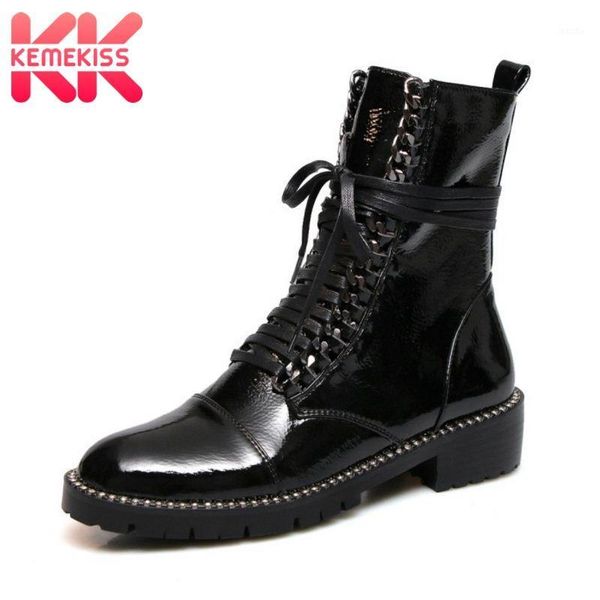 boots kemekiss women real leather winter shoes woman fashion motorcycle footwear ankle size 33-431, Black
boots kemekiss women real leather winter shoes woman fashion motorcycle footwear ankle size 33-431, Black