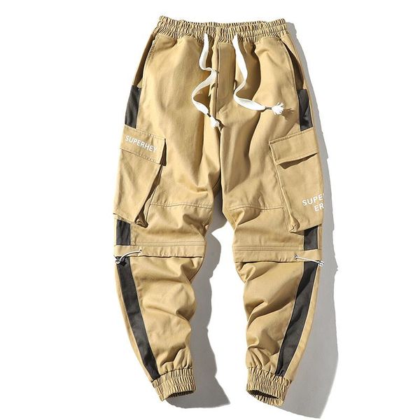 2020 men streetwear mens cotton ribbons pants male summer casual full length pants man hip hop baggy trousers, Black
2020 men streetwear mens cotton ribbons pants male summer casual full length pants man hip hop baggy trousers, Black