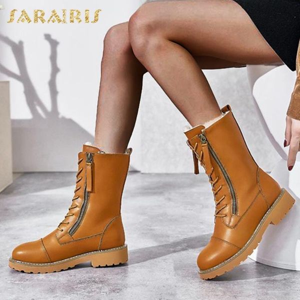 boots sarairis 2021 fashion platform skidproof comfy booties ladies zipper warm plush concise trendy elegant shoes woman, Black
boots sarairis 2021 fashion platform skidproof comfy booties ladies zipper warm plush concise trendy elegant shoes woman, Black