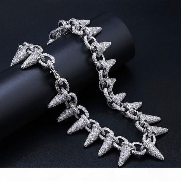 ice out bling micro pave cz rivet necklace bracelet set for men punk jewelry 18k gold plated hip hop rivets chains bangle, Silver
ice out bling micro pave cz rivet necklace bracelet set for men punk jewelry 18k gold plated hip hop rivets chains bangle, Silver