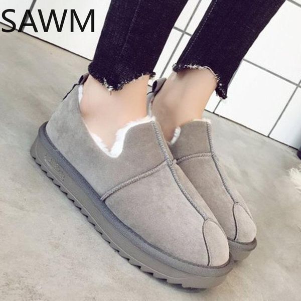 women boots shoes warm plush snow boots suede women shoes with fur fashion ankle warm flock winter woman, Black
women boots shoes warm plush snow boots suede women shoes with fur fashion ankle warm flock winter woman, Black