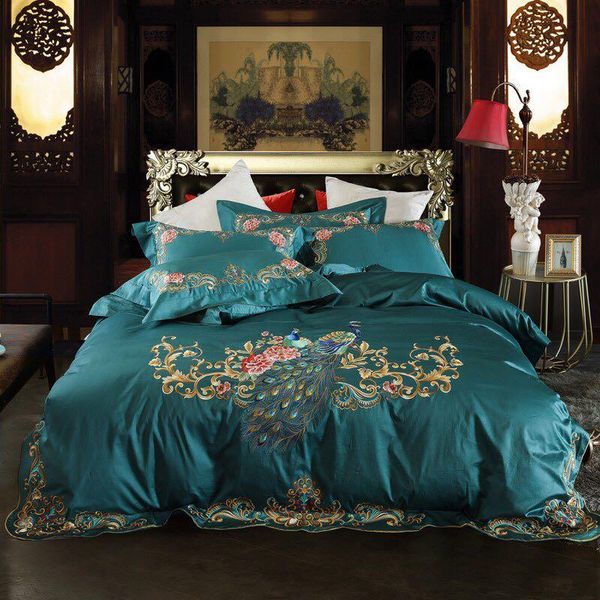 bedding sets green red luxury peacock embroidery 80s egyptian cotton wedding set duvet cover bed sheet linen pillowcases 4pcs
bedding sets green red luxury peacock embroidery 80s egyptian cotton wedding set duvet cover bed sheet linen pillowcases 4pcs