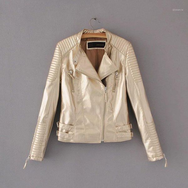 wholesale- 2017 new fashion autumn winter women brand faux soft leather jackets pu pink gold gray zippers long sleeve motorcycle coat1, Black
wholesale- 2017 new fashion autumn winter women brand faux soft leather jackets pu pink gold gray zippers long sleeve motorcycle coat1, Black