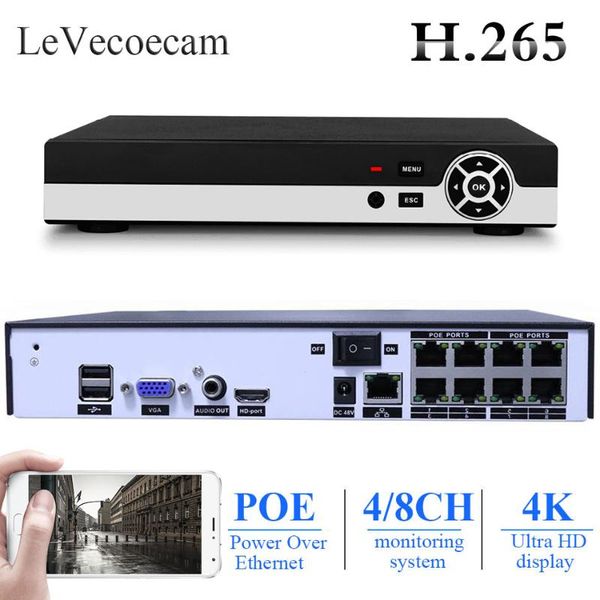 kits h.265 h.264 4/8ch 48v standard poe nvr security ip camera video surveillance system p2p onvif 2mp/5mp/ 4k network recorder, Black;white
kits h.265 h.264 4/8ch 48v standard poe nvr security ip camera video surveillance system p2p onvif 2mp/5mp/ 4k network recorder, Black;white
