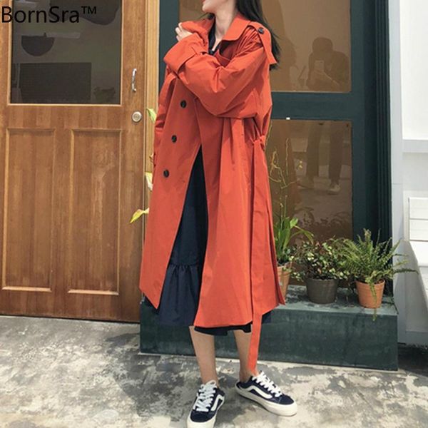 bornsra loose vintage loose double-breasted female overcoats casual turn-down neck women trench coat spring windbreaker outwear, Tan;black
bornsra loose vintage loose double-breasted female overcoats casual turn-down neck women trench coat spring windbreaker outwear, Tan;black