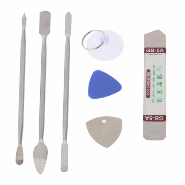 mobile phone repair tools kit 7pcs/set metal spudger phone crowbar tool pry opening tool for laptablet
mobile phone repair tools kit 7pcs/set metal spudger phone crowbar tool pry opening tool for laptablet