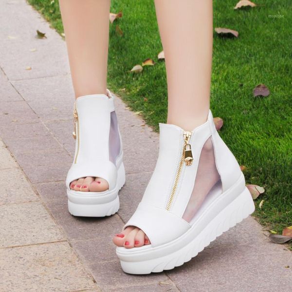 sandals fish mouth roman shoes platform heel ladies fashion net gauze stitching transparent women's shoes1, Black
sandals fish mouth roman shoes platform heel ladies fashion net gauze stitching transparent women's shoes1, Black