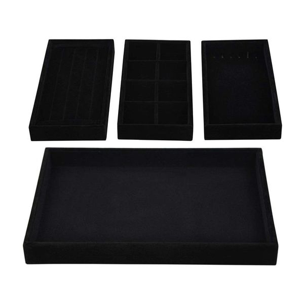 can be stacked 4 in one jewellery chassis showcase display storage, velvet, black, Pink;blue
can be stacked 4 in one jewellery chassis showcase display storage, velvet, black, Pink;blue